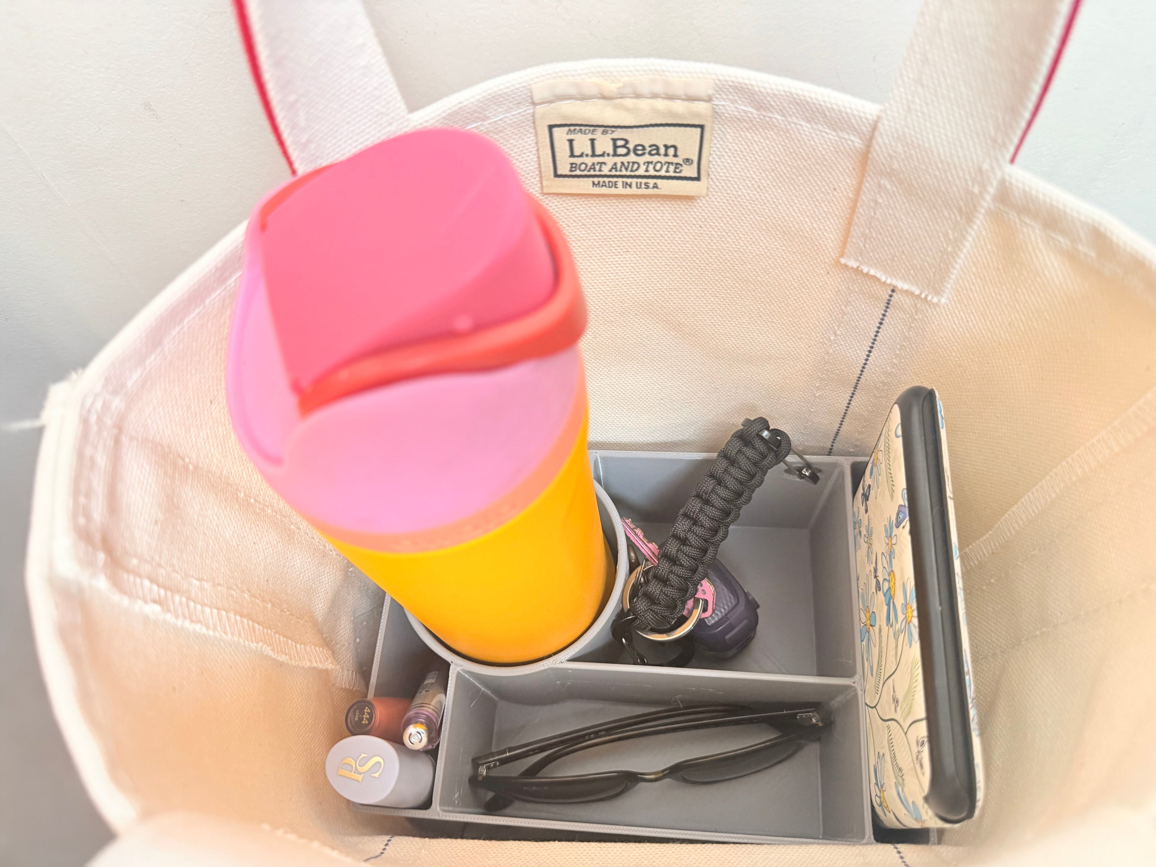 Caddy Organizer Compatible with L.L.Bean Boat and Tote – Mini & Small